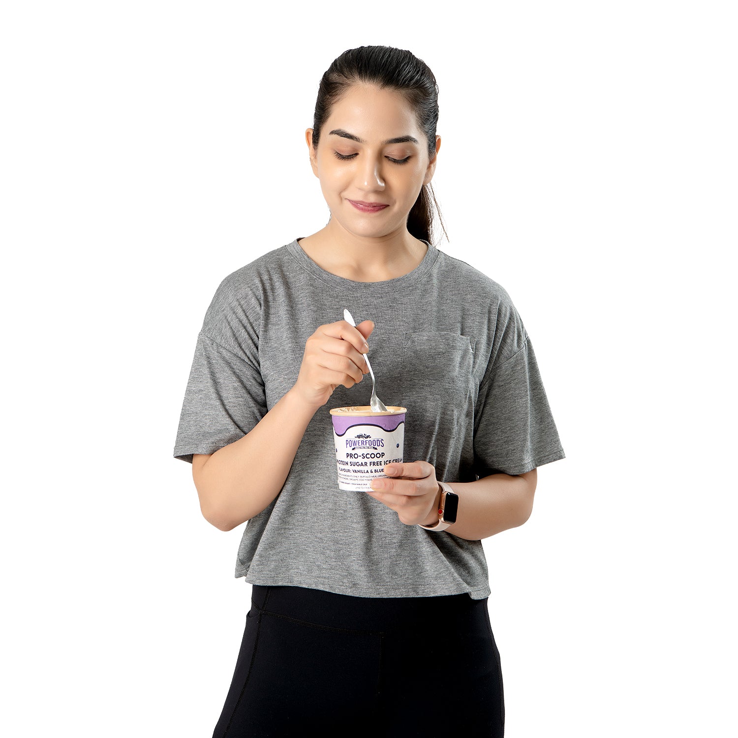 Pro-Scoop Hi Protein Sugar Free Ice Cream- French Vanilla  (370 ML Approx)