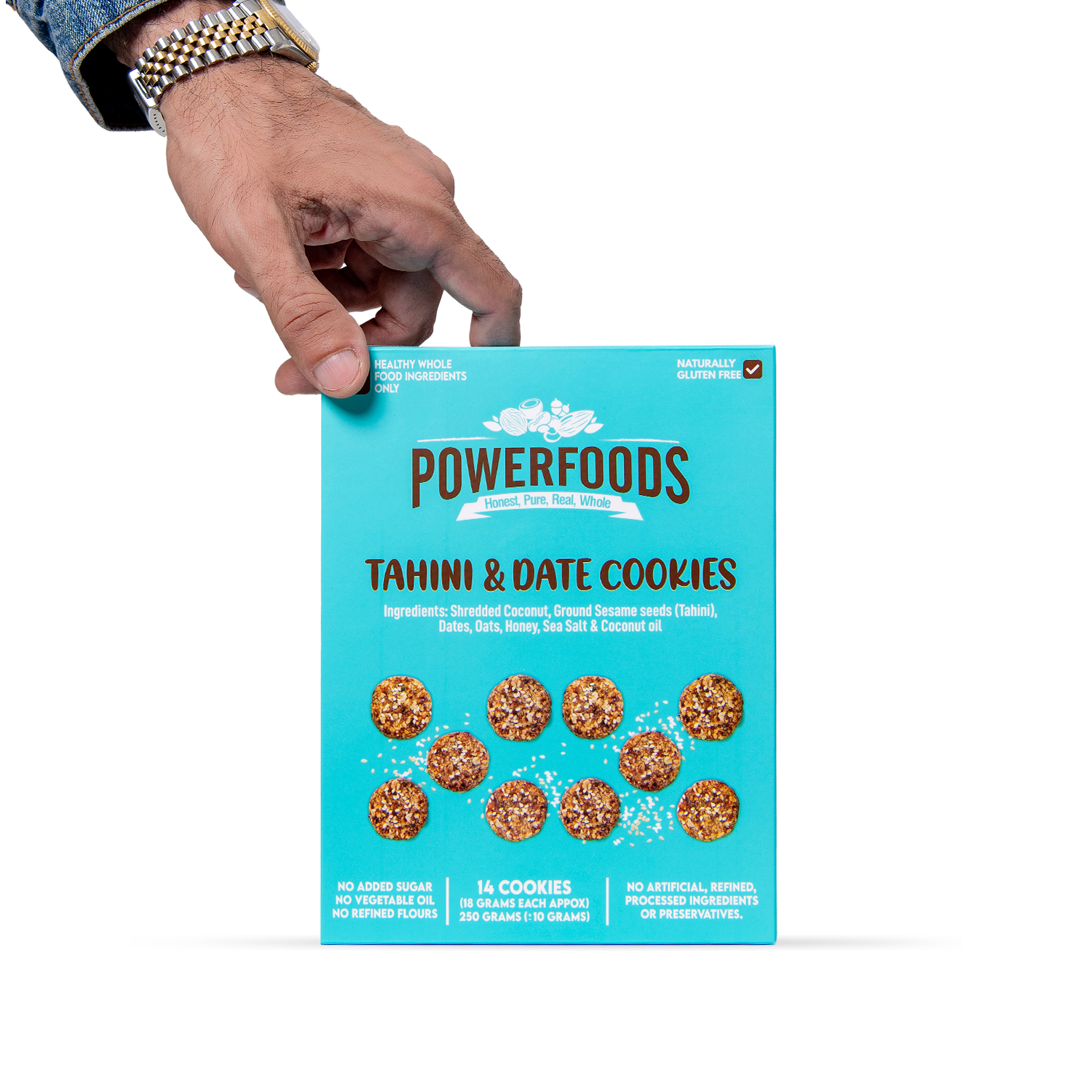 Tahini and Date Cookies (Box Of 14) (250 Grams Approx)
